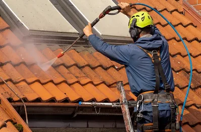 Démoussage et hydrofuge de toiture à Coux